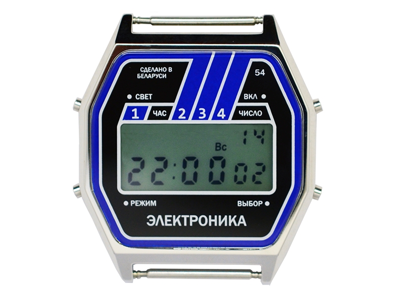 Часы Электроника ЧН-54 / 0200100 нерж.сталь