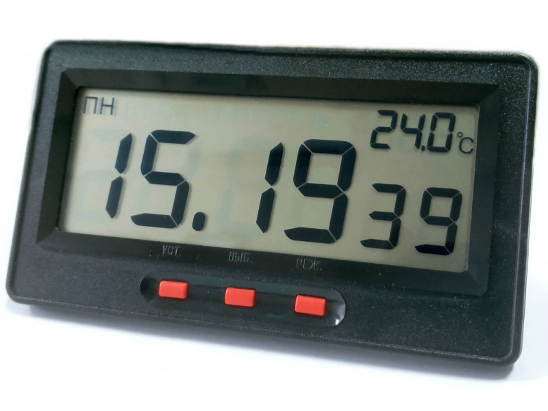 Часы-термометр Интеграл ЧЭ-08